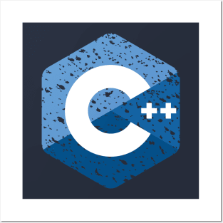 Vintage C++ Programming Logo Posters and Art